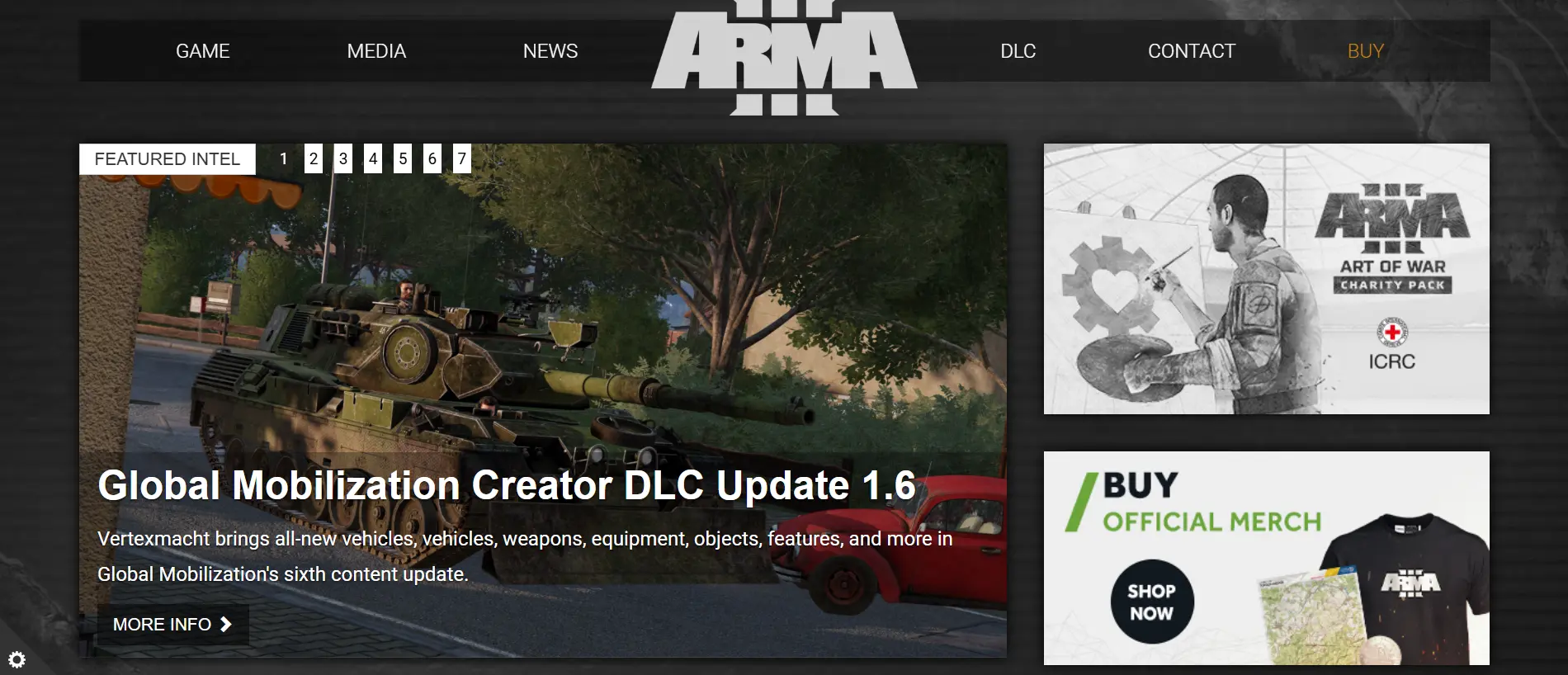 Arma 3 action game with advanced ballistics physics 